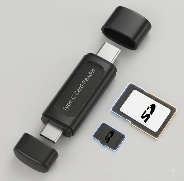 Foxne Point USB 2.0 / Type-C Micro SDXC SD TF OTG Adapter Memory Card Reader USB Type-C/OTG Card Reader