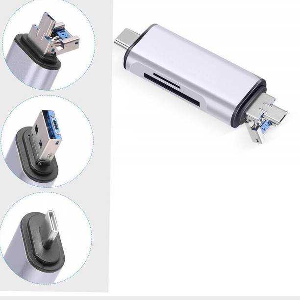 HITRIME All in one Card Reader 3 in 1 Type C Card Reader
