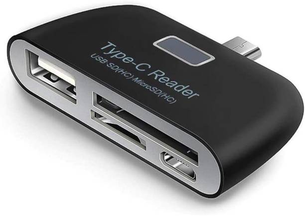 SwapME Type C Card Reader Multi in 1 USB 3.1 Type C Memory Card Reader USB/ SD/TF/Micro Card Reader