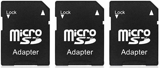 PARANDIV Buy 1 Get 2 Free Branded Original MicroSD MicroSDHC to SD SDHC Adapter. Card Reader