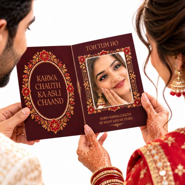 Havnly HAVNLY Karwa Chauth greeting card Greeting Card