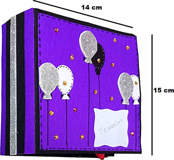 KANSAL Mini scrapbook album (15x14 cm)(14 photographs) for all occassions, Greeting Card