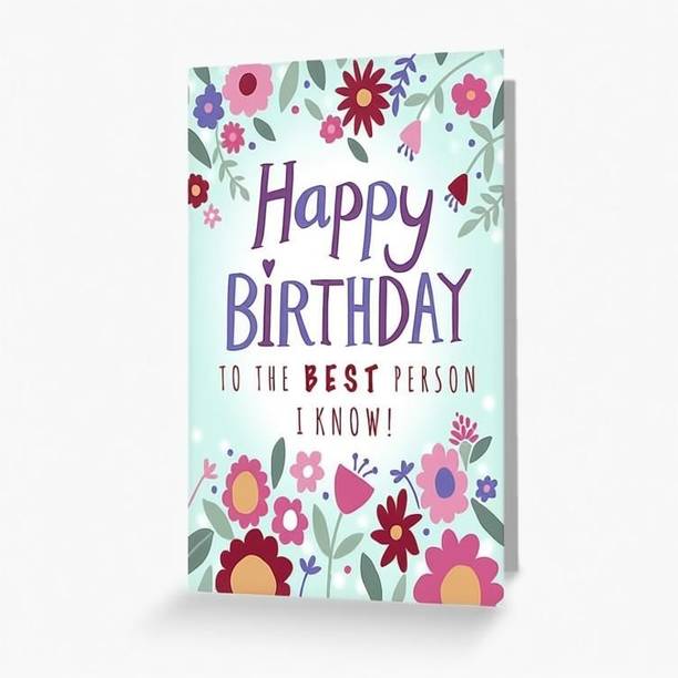 PICKKART Happy Birthday Card Greeting Card