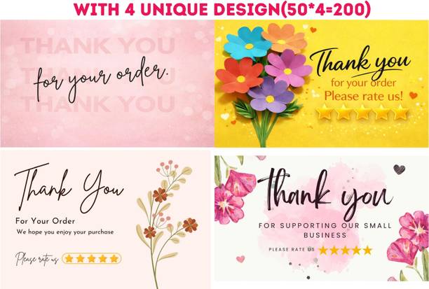 mummaskidscare Thank you card(with 4 unique design 50*4=200) Business Card