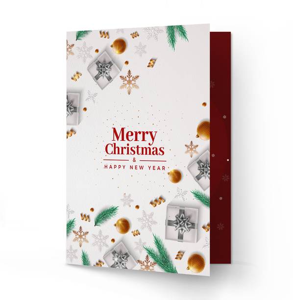 GIFTICS Merry Christmas Greeting Card