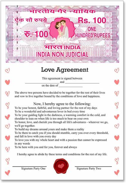 Exciting Lives Love Agreement Greeting Card