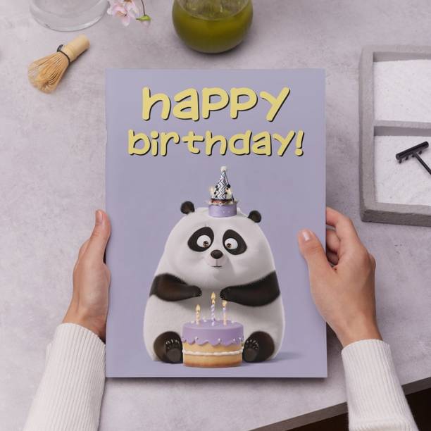 AanyaCentric Birthday Printed Card 8.3x11.7 inch with Envelope for Loved One Greeting Card