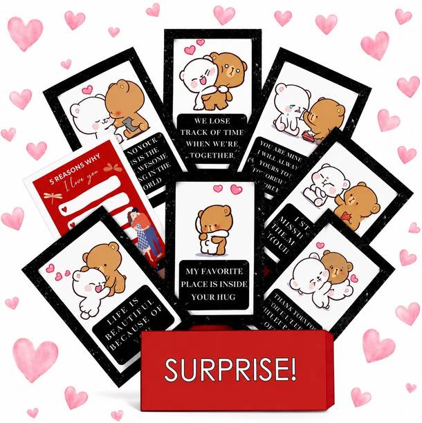 theprinthub Romantic Love Cards for Your Partner Gift to Boyfriend & Girlfriend Greeting Card