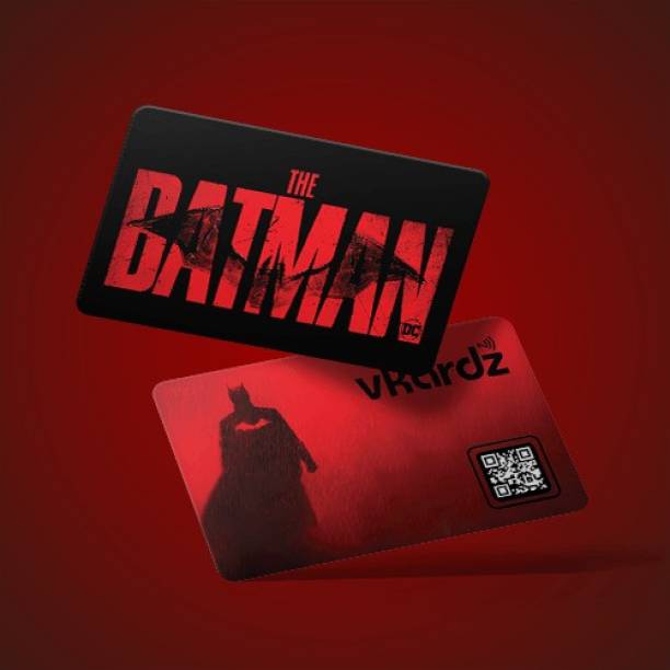 vkardz Batman - Superhero's PVC Digital Easy Contact sharing Scratch less NFC Business Card