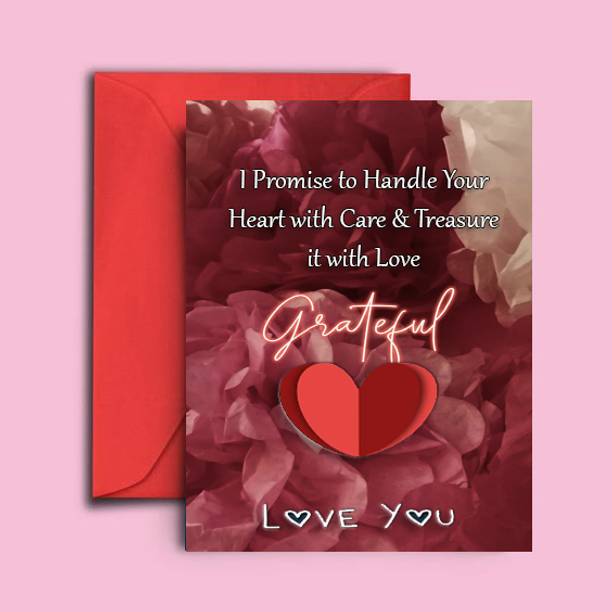 PICKKART Happy Promise Day Greeting Card Greeting Card