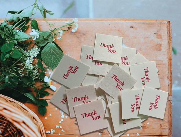 Furnish Marts ThankYou Party Gift Tags,Cards for Kids Birthday,Wedding Party Invitation Card