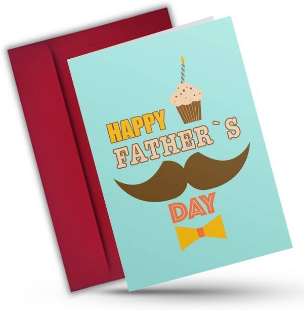 AanyaCentric 5.8x8.3inch Father's Day Card for Papa with Envelope Printed Greeting Card