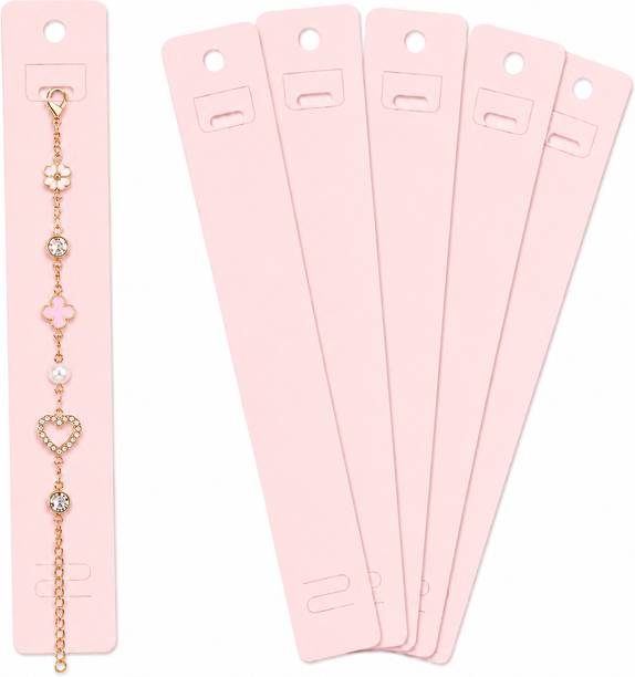 Festiko Festiko® Bracelet Display Cards, Pink, Pack of 50, 20 x 3 CM Business Card
