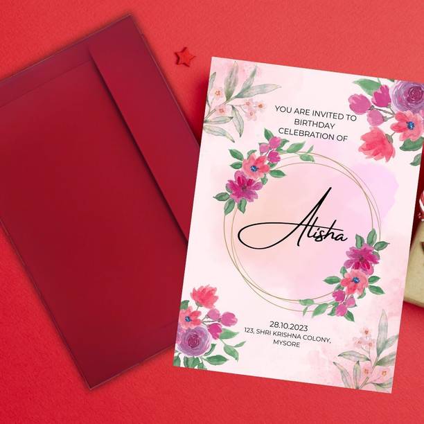 AanyaCentric Invitation Card