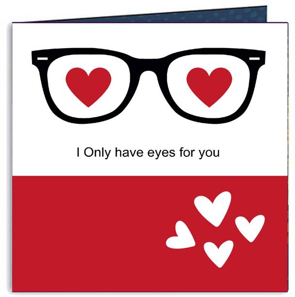 Khillayox Greeting Card for Love Girlfrined/Boyfrined/Husband/Wife On Valentines day Greeting Card