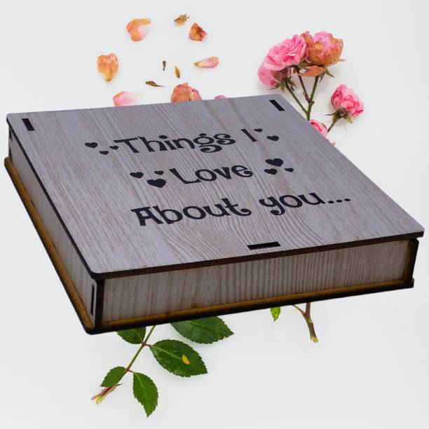 StarLaser 14 Reason I Love About You Heart shap Puzzle Message card with Message Printed Greeting Card