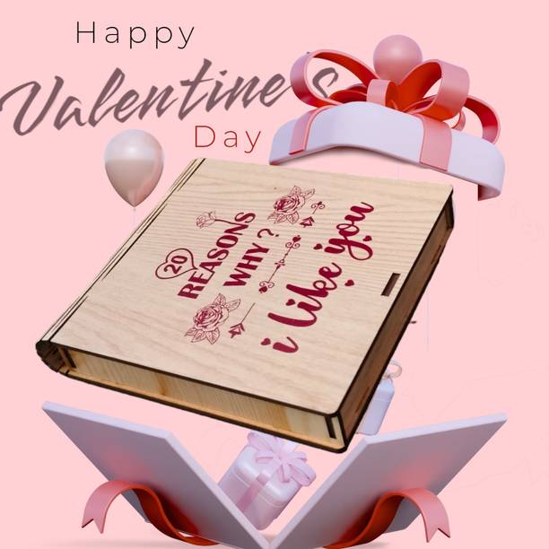 Buyist 20 Reasons why I Like You Message Box Gift for Special One Greeting Card