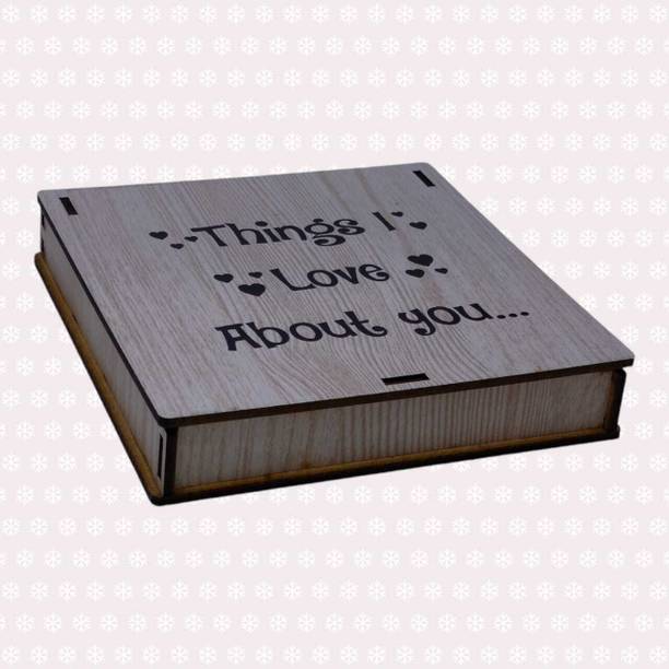 StarLaser 14 Reasons I love About You Message Box Gift For Anniversary Birthday Greeting Card
