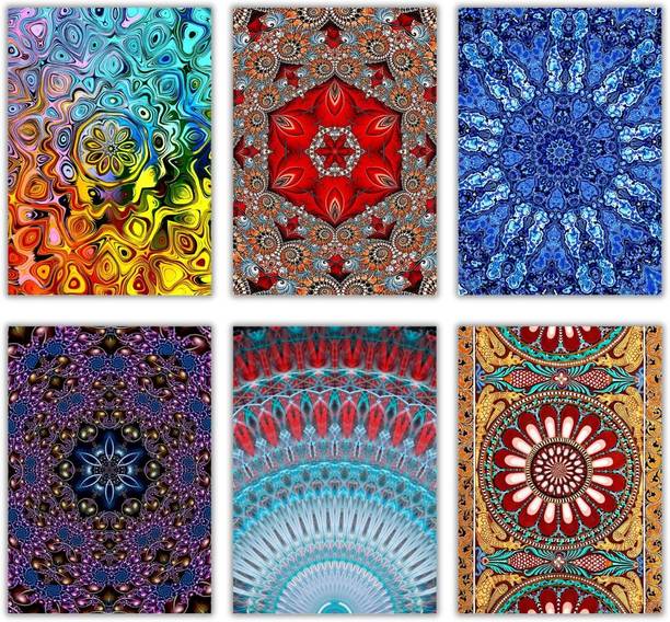 AanyaCentric Combo Pack Of 6 Designer Blank Inside 4.1x5.8inches A6 Size Love Family Greeting Card