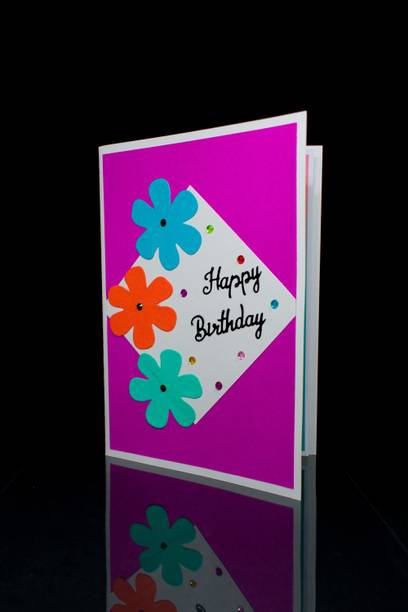 AanyaCentric Husband Birthday Handmade Greeting Card