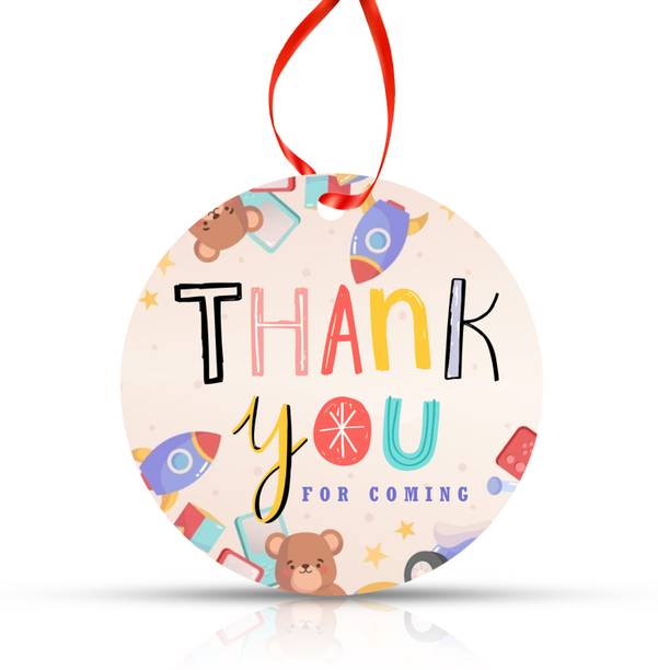ZYOZI Thank You for Coming Gift Tags for Kids Birthday, Wedding, Baby Shower Supplies Invitation Card