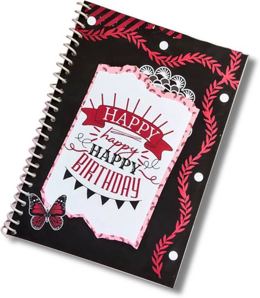 Kreative Crafts Birthday Snapbook Love Theme Scrapbook(Non-Customised) Greeting Card
