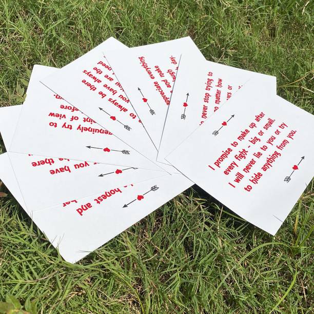 Upahar India Here are 7 promises to make to your loved one feel extra special on your big day Greeting Card