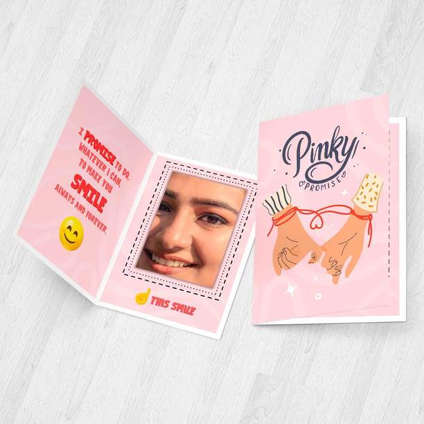 Giftcart Pinky Promise Mirror Greeting Card