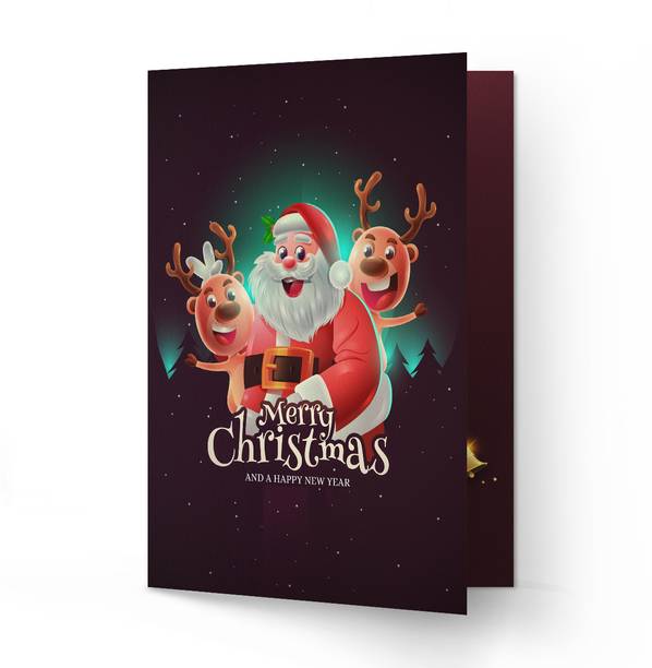 GIFTICS Merry Christmas Greeting Card