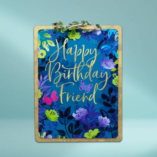 ARCHIES Archies Happy Birthday Friend Wooden Hanging Birthday Greeting Card Greeting Card