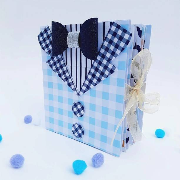 Chandrans Creation Birthday Scrapbook Handmade | Six layer | Birthday Gift for Man Greeting Card