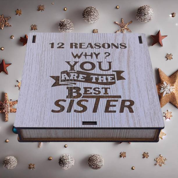 StarLaser Women's Day Sister Love SIS shapped Message card Puzzle with Message Printed Greeting Card