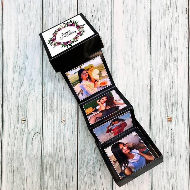JYOSAN STORE Photo Gift Box For Anniversary / Ladder Box For Anniversary / Anniversary Greeting Card