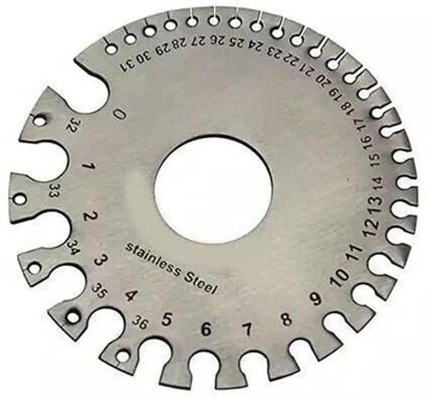 NITYA Round Thickness Stainless Steel Wire Gauge Diameter for Measuring Wire Diameter Marking Gauge