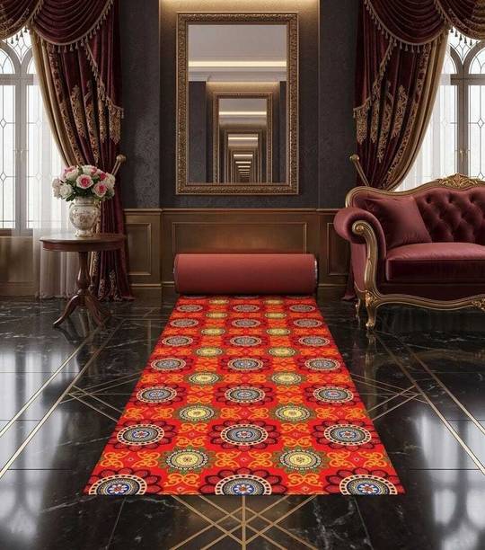 AyanCarpets 5 ft  X 7 ft Synthetic Carpet