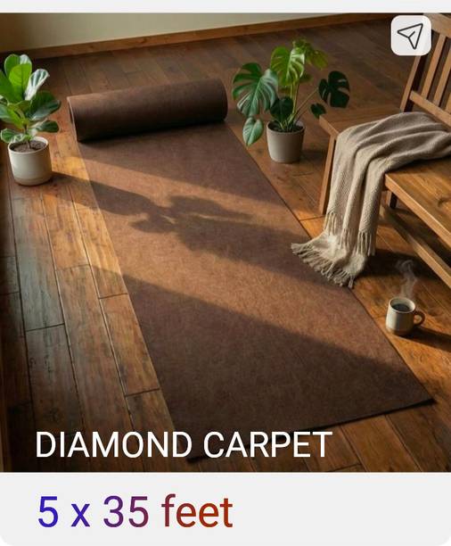 DIAMONDCARPET 5 ft  X 35 ft Synthetic Carpet