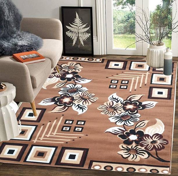 BhCarpet 5 ft  X 7 ft Acrylic Carpet