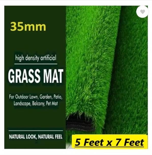KARTIKEY HOME DECOR Green Polyester Carpet