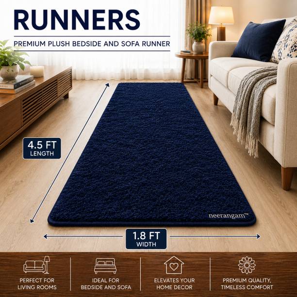 Neerangam 1.8 ft  X 4.5 ft Polyester Runner