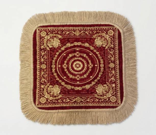 MASTERKNOTS 1.5 ft  X 1.5 ft Silk Carpet