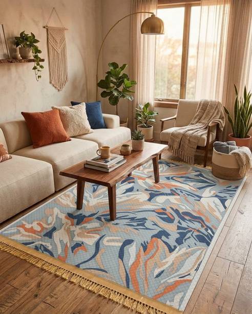 Suvora 5 ft  X 7 ft Polyester Carpet