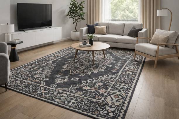 Rugs and home 5 ft  X 5 ft Wool Carpet