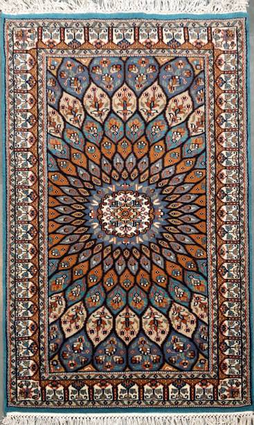 NAVRATAN CARPETS 3 ft  X 5 ft Wool, Cotton Carpet