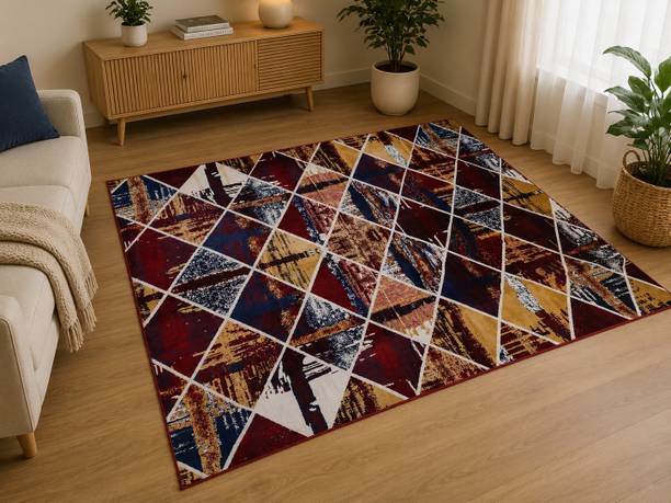 Muskan 60 cm  X 100 cm Nylon Carpet