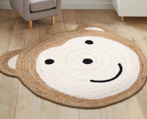 FARMAN ENTERPRICES 91 cm  X 91 cm Jute Carpet