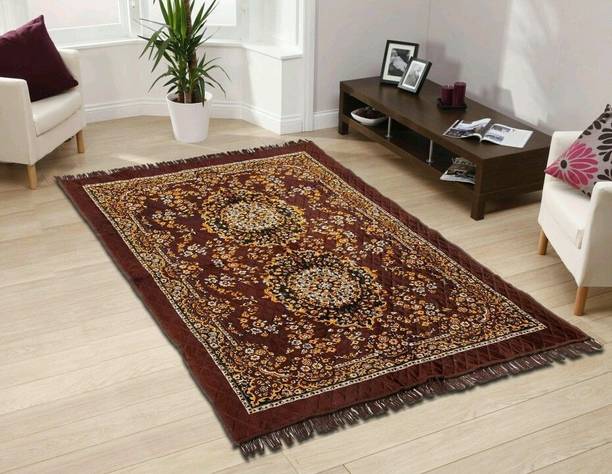 WebDealz 150 cm  X 210 cm Polyester, Jute Carpet