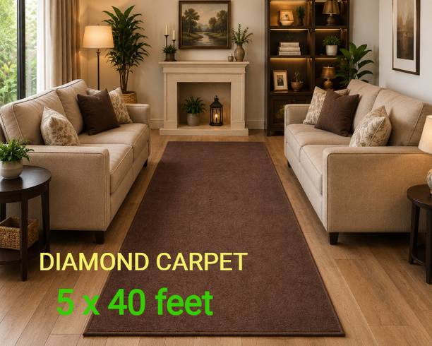 DIAMONDCARPET 5 ft  X 40 ft Synthetic Carpet