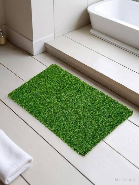 Medetai 40 cm  X 60 cm Polypropylene, PVC, Rubber Carpet