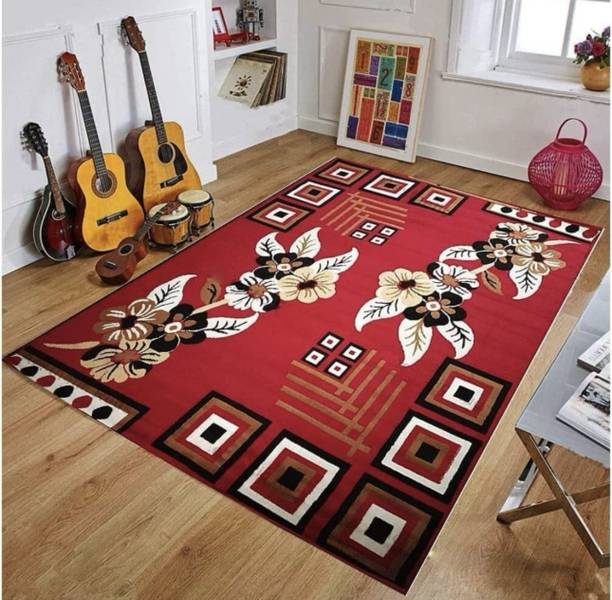 THE FRESH LIVERY 150 cm  X 195 cm Acrylic Carpet
