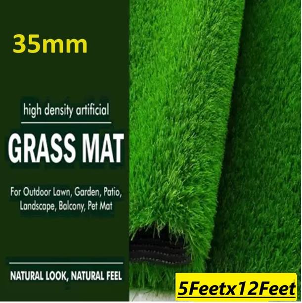 CHETANYA LOOMTEX Green Polyester Carpet